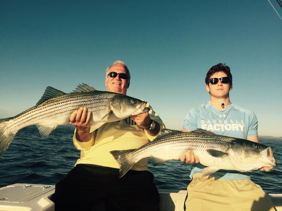 Happy anglers